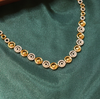 Gold Ball AD Necklace
