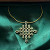 Premium Kolam Design Pedant with Chain