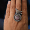 Chidiya Halo Ring Oxidized