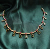 Emerald drop necklace