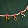 Emerald drop necklace