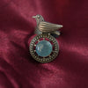Chidiya Halo Ring Oxidized