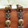 Nandi Oxidized Hanging Earring