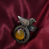 Chidiya Halo Ring Oxidized