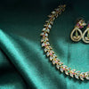 Multi Crystal Petal Necklace