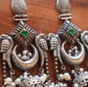 Chaand Chidiya Oxidized Earring