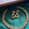 Multi Crystal Petal Necklace
