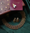 Antique Ruby and green heavy necklace