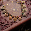 Ruby and Emrald Manga maala with earring