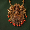 Grand Lakshmi Haaram with coral Bead