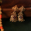 Grand Lakshmi Haaram with coral Bead
