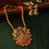 Grand Lakshmi Haaram with coral Bead