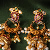 Layered Kemp stone jhumka