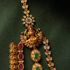 Double layered Lakshmi necklace with stone