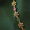 Simple lakshmi necklace with stones