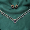 AD necklace with purple