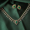 AD necklace with emerald