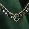 AD necklace with emerald