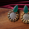 Oxidized Eardrop Stud