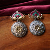 Chakra Oxidized earring