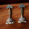 Dual Shade Simple Oxidized Jhumka