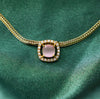 Mamitha Inspired Necklace Pink