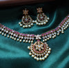 Ruby and White Temple Necklace