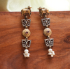 Nandi Oxidized Hanging Earring