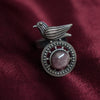 Chidiya Halo Ring Oxidized