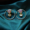 Gold Stone hoop