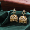 Crystal Dome Earring Green lightweight