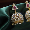 Crystal Dome Earring Pink lightweight