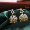 Crystal Dome Earring Pink lightweight