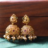 Antique Gold Mayoori Mini Kudam Jhumka
