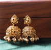 Antique Gold Mayoori Mini Kudam Jhumka - gulnoorbymalavika