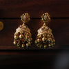 Antique small jhumka with stone GUL-033 - gulnoorbymalavika