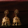 Antique small jhumka with stone GUL-033 - gulnoorbymalavika