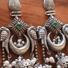 Chaand Chidiya Oxidized Earring - gulnoorbymalavika