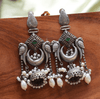 Chaand Chidiya Oxidized Earring - gulnoorbymalavika