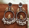 Chidiya Hoop Oxidized earring - gulnoorbymalavika