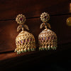 Floral Ruby Jhumka GUL-030 - gulnoorbymalavika