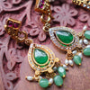 Gaja Lakshmi necklace with earring GUL-053 - gulnoorbymalavika