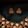 Kaashi Gold Coin Choker with earrring GUL-069 - gulnoorbymalavika