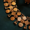 Kaashi Gold Coin Choker with earrring GUL-069 - gulnoorbymalavika