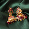 Kemp Ruby jhumka - gulnoorbymalavika