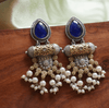 Manjari Oxidized earring - gulnoorbymalavika