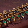 Maroon floral Choker with earring GUL-073 - gulnoorbymalavika