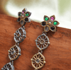 Multi Floral Long Earring - gulnoorbymalavika