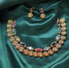 Navaratna Lakshmi Coin Necklace - gulnoorbymalavika
