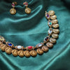 Navaratna Lakshmi Coin Necklace - gulnoorbymalavika